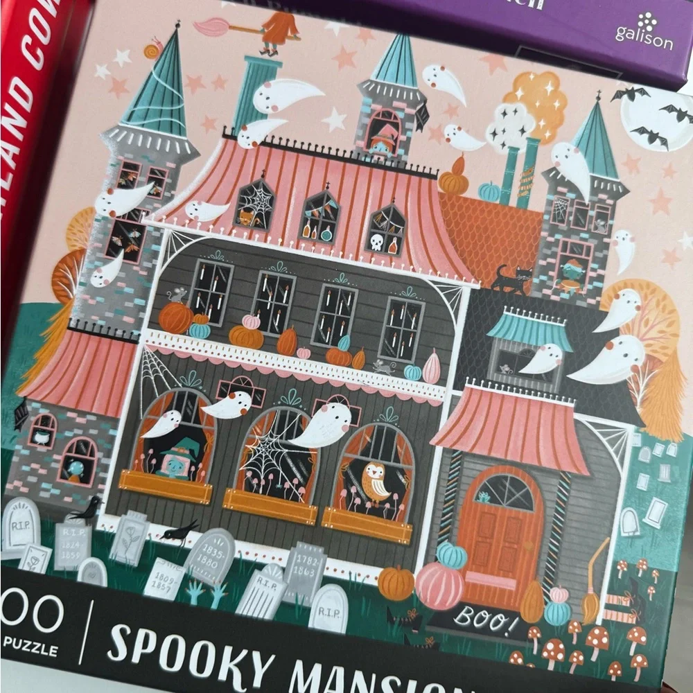 Haunted Mansion Puzzle with Ghosts